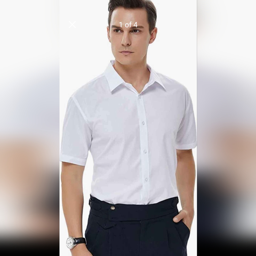 Arrows men's short sleeve dress shirt